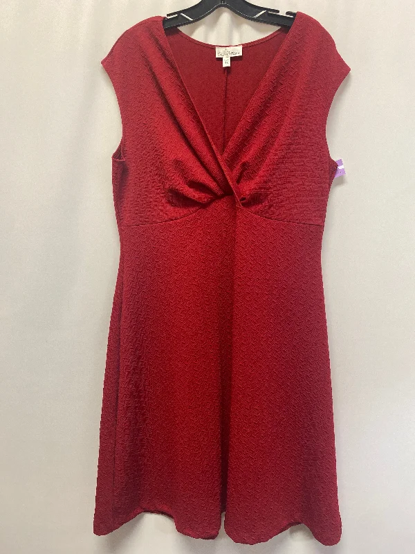 Dress Casual Midi By Olivia Matthews  Size: 1x Fashionable One-Shoulder Midi Dress