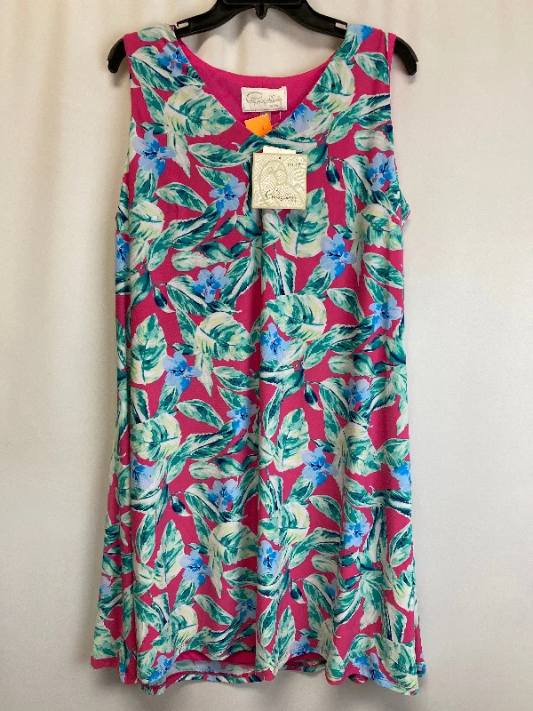 Dress Casual Midi By Pappagallo  Size: 1x Cozy Midi Dress with Pockets