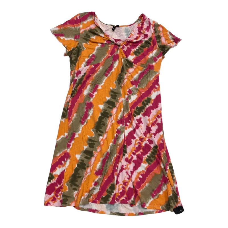 Dress Casual Midi By Relativity  Size: 2x Elegant V-Neck Midi Dress