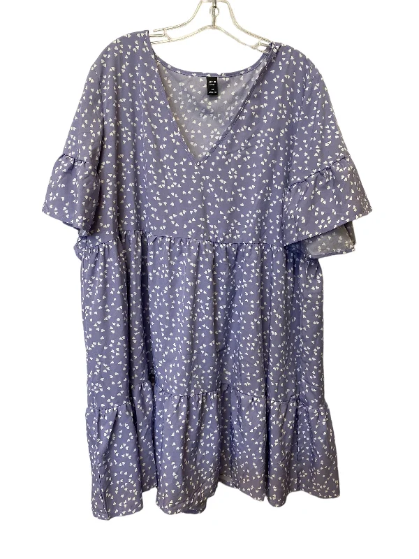 Dress Casual Midi By Shein  Size: 2x Elegant Satin Button Midi Dress