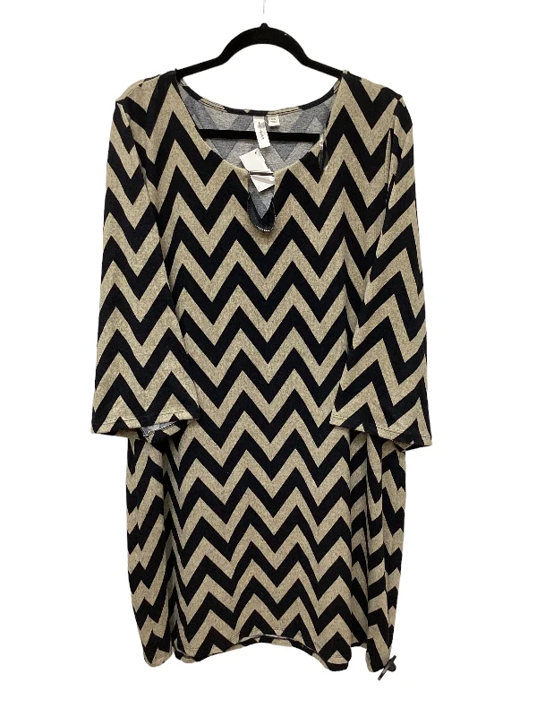 Dress Casual Midi By Tacera  Size: 3x Cozy Ribbed Knit Midi Dress