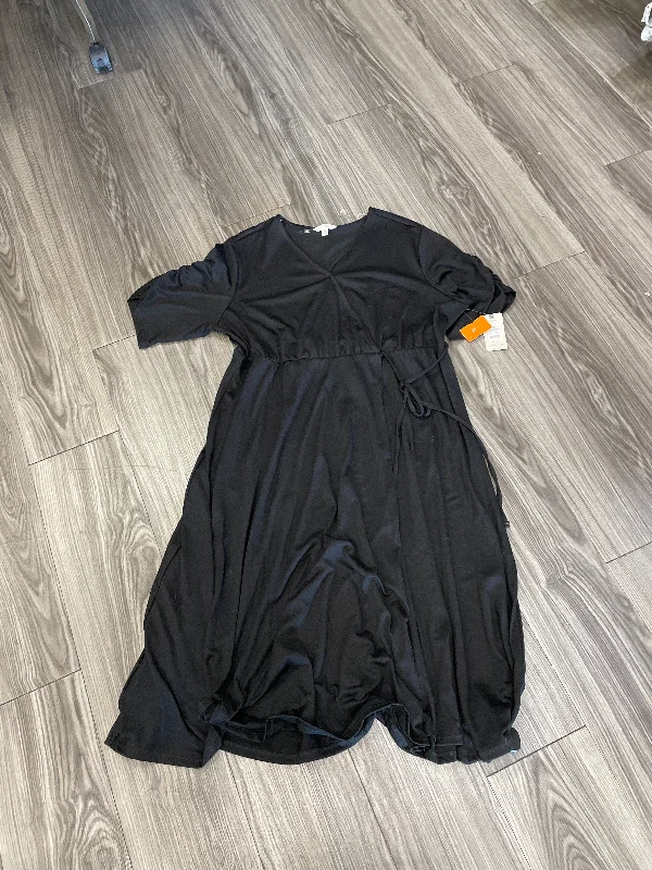 Dress Casual Midi By Terra & Sky  Size: 1x Fashionable Pleated Midi Dress