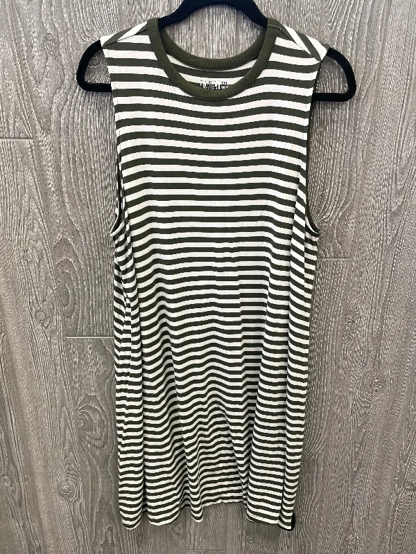 Dress Casual Midi By Time And Tru  Size: 2x Comfortable Adjustable Strap Midi Dress