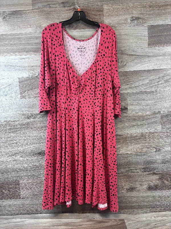 Dress Casual Midi By Torrid  Size: 2x Stylish Tiered Midi Dress
