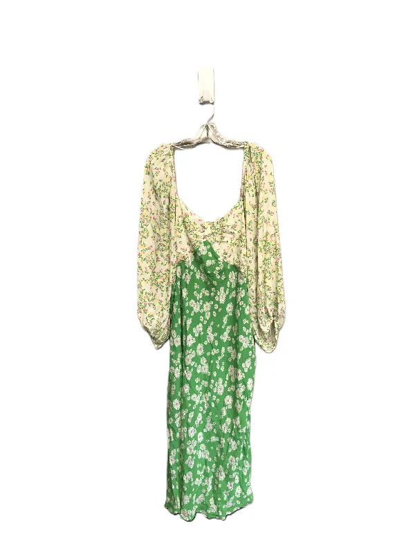 Dress Party Midi By Rixo  Size: 4x Elegant Velvet Midi Dress