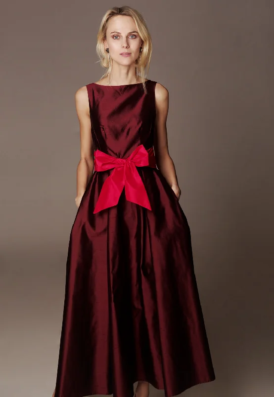 Silk Shantung Red