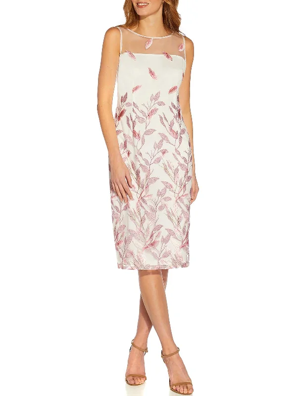 Womens Formal Midi Sheath Dress Trendy Bodycon Midi Dress