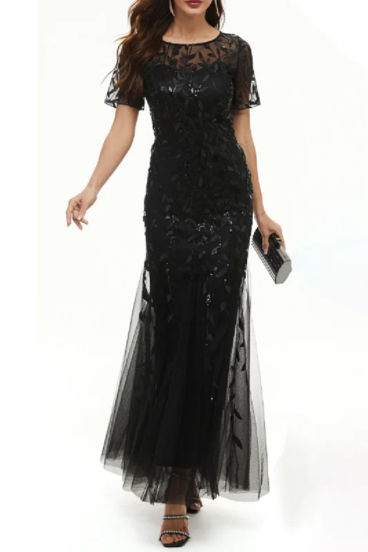 Celebrities Elegant Patchwork Sequins O Neck Evening Dress Dresses Tunics Yoga stretchy Celebrities Elegant Patchwork Sequins O Neck Evening Dress Dresses Tunics Yoga stretchy