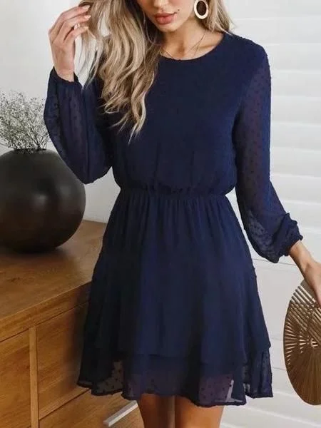 Round Neck Long Sleeve Casual Mini Dress homecoming dress cg8874 Stylish Short Sleeve Mini Dress Round Neck Long Sleeve Casual Mini Dress homecoming dress cg8874 Stylish Short Sleeve Mini Dress