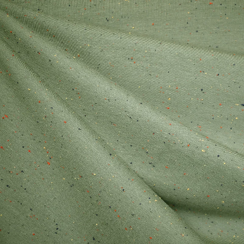 Confetti Speckled Sweatshirt Fleece Sage Hoodie with Drop Shoulder Relaxed Streetwear Confetti Speckled Sweatshirt Fleece Sage Hoodie with Drop Shoulder Relaxed Streetwear