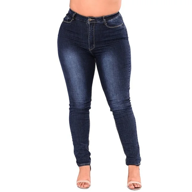 High Waist Jeans Femme Women 5XL 6XL 7XL Plus Size Leggings Blue Denim Skinny Jeans Pencil Pants Stretch Bodycon Slim Trousers Trousers Tapered Slim Fit High Waist Jeans Femme Women 5XL 6XL 7XL Plus Size Leggings Blue Denim Skinny Jeans Pencil Pants Stretch Bodycon Slim Trousers Trousers Tapered Slim Fit