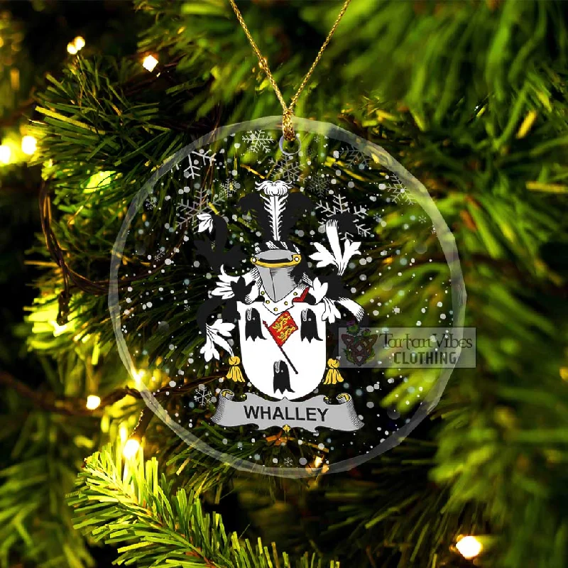 Whalley Irish Clan Christmas Glass Ornament with Coat of Arms Asymmetrical Diagonal princess Whalley Irish Clan Christmas Glass Ornament with Coat of Arms Asymmetrical Diagonal princess